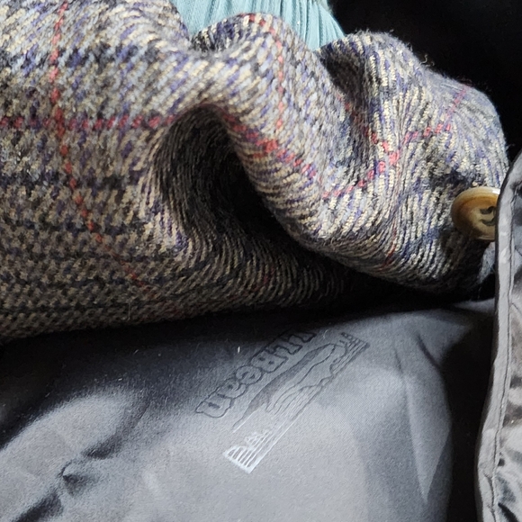 L.L. Bean Mens Regular Medium Goose Down Insulated Teal Blue Jacket two in one - Picture 7 of 15